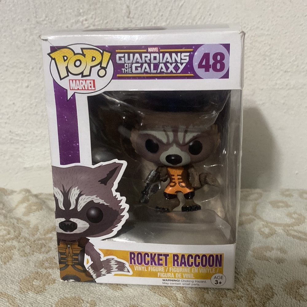 6Pieces=🌎Groot purse/tape zip wallet+Tee L+2 Funko/Groot🔑⛓+1056 pop🚀🦝 - Picture 9 of 17